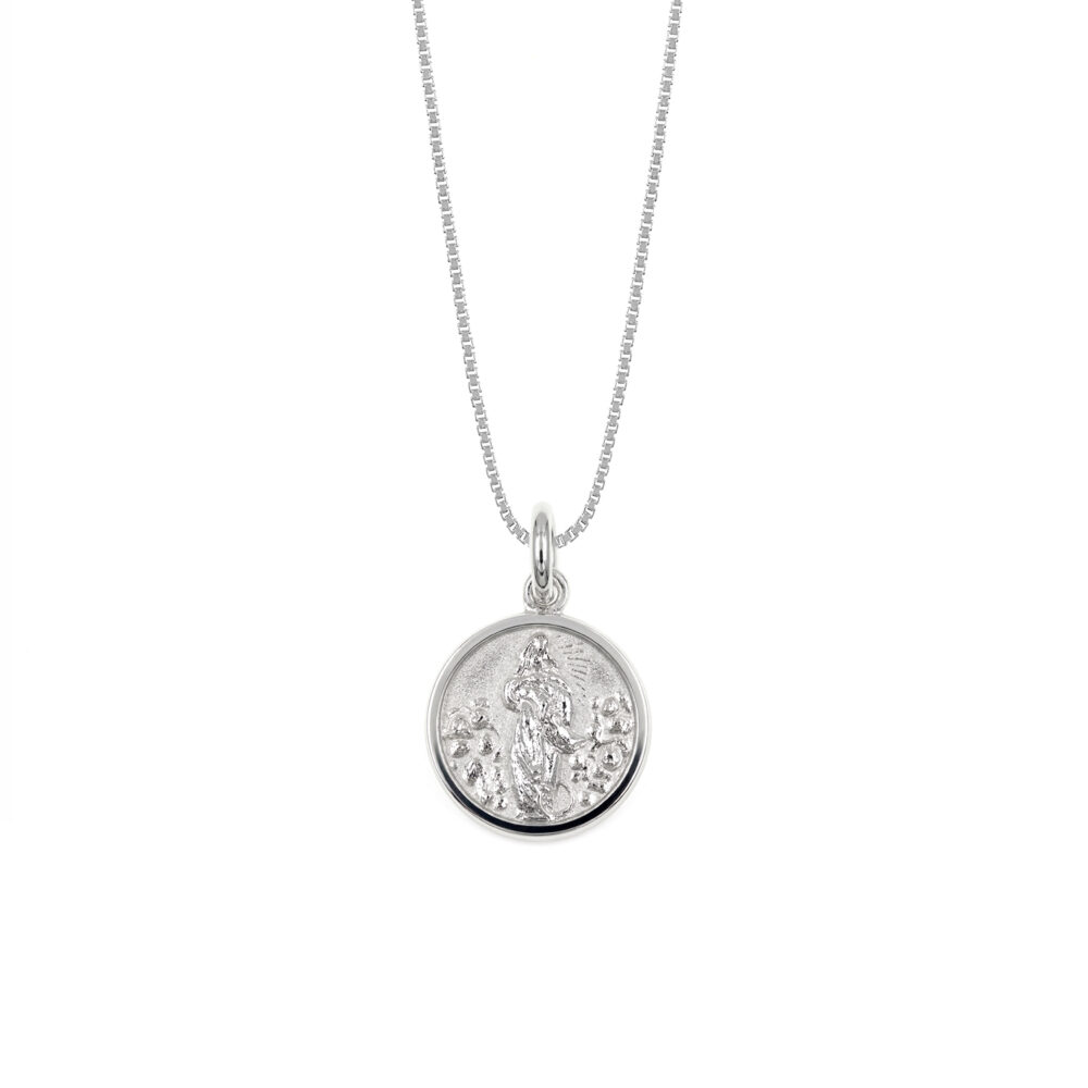 Collar Inmaculada Concepción Plata 925