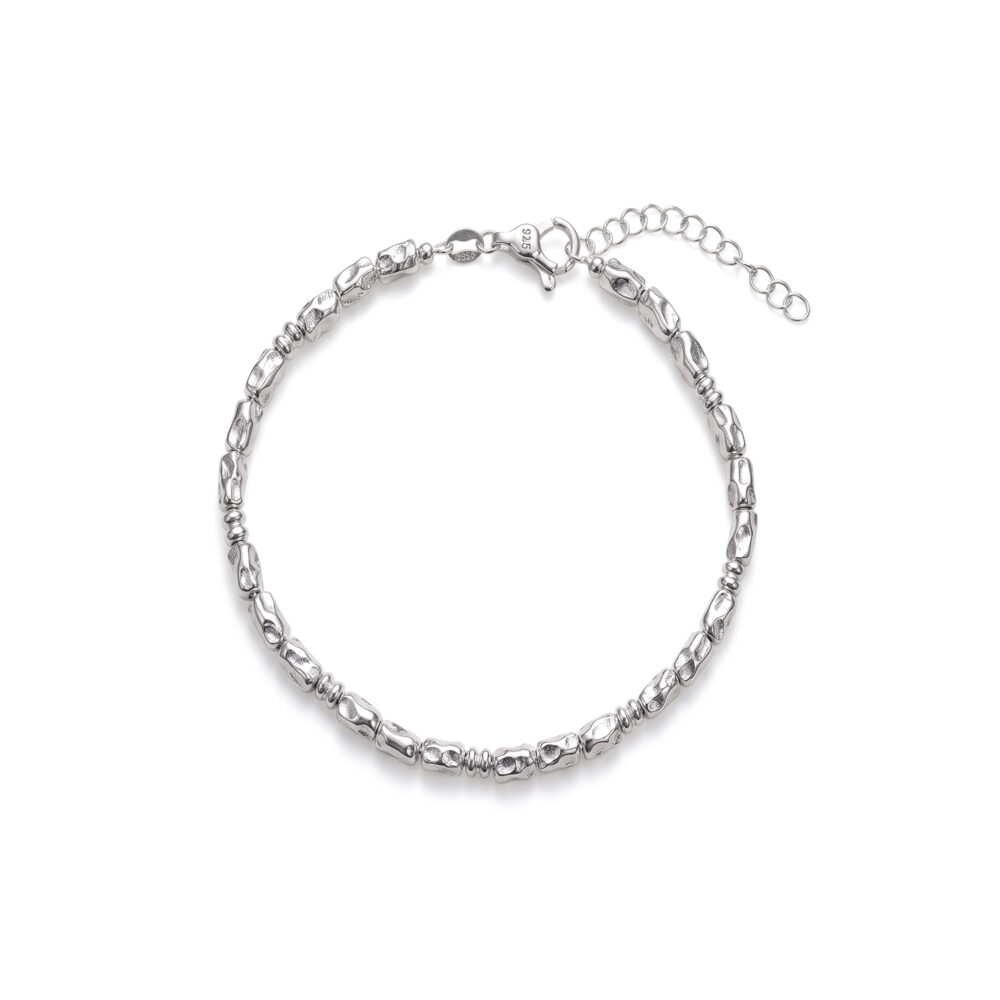 Pulsera Cubos Plata 925 Hombre